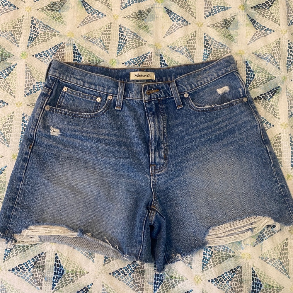 Madewell Relaxed Mid Length Denim Shorts size 30